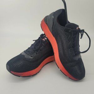 Under Armour UA HOVR Sonic 4 Running Shoes Mens Size 9.5 Black Red Bluetooth